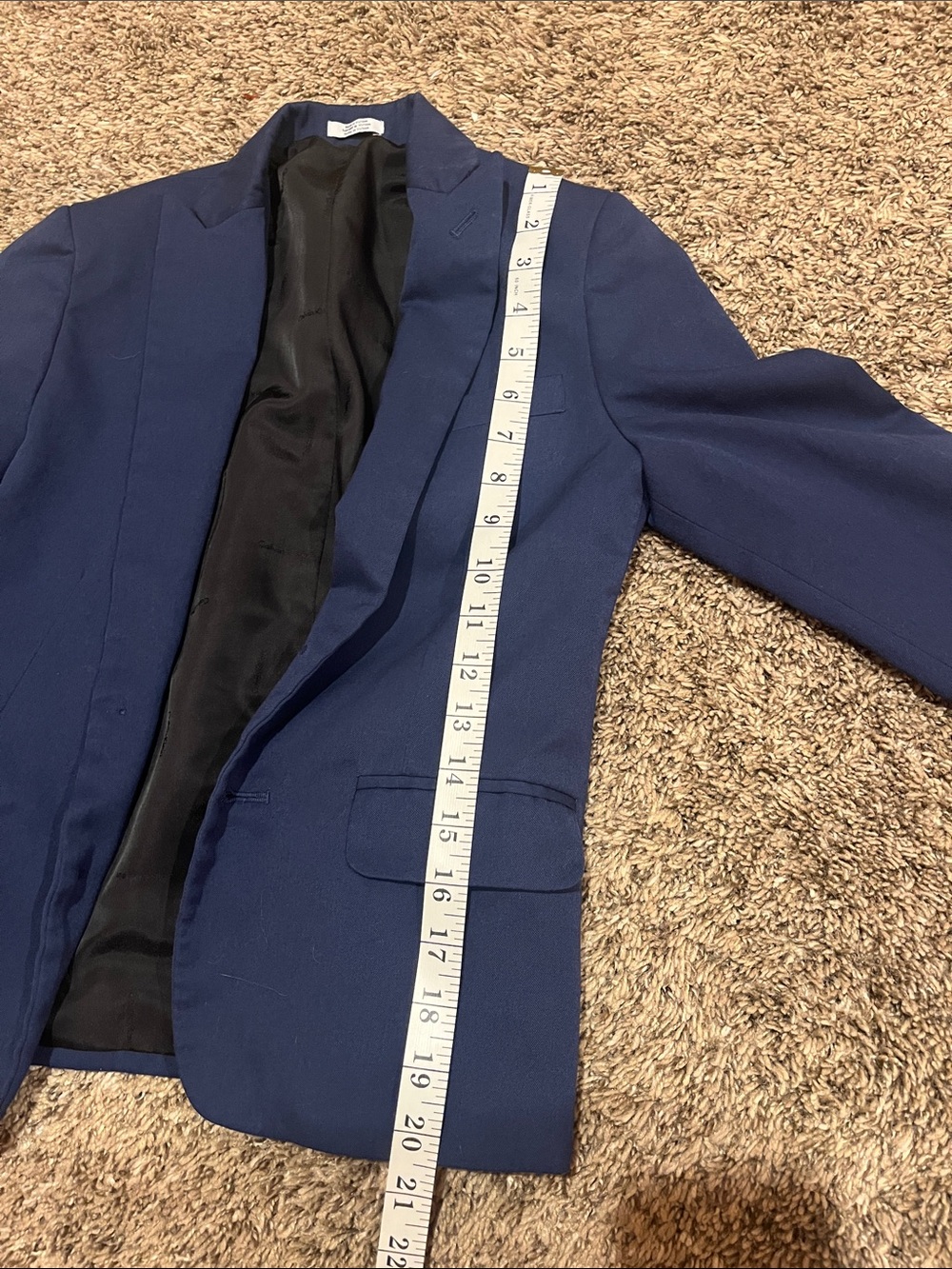Calvin Klein Boys Navy Blue Full Suit - Picture 16 of 16